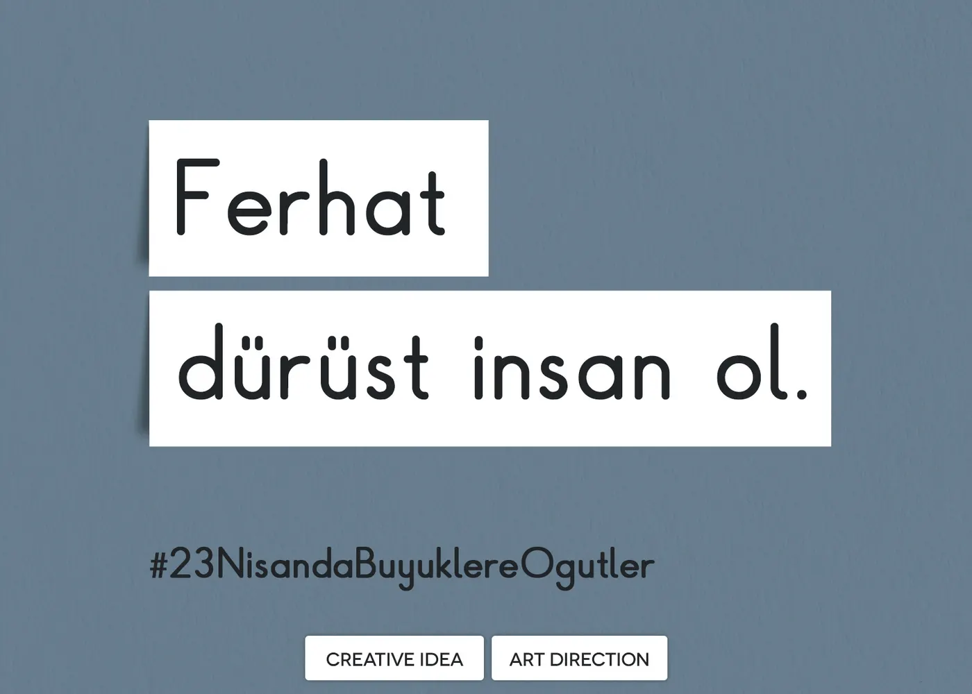 23 Nisan'da Büyüklere Öğütler cover from Ozer Kurt's work archive