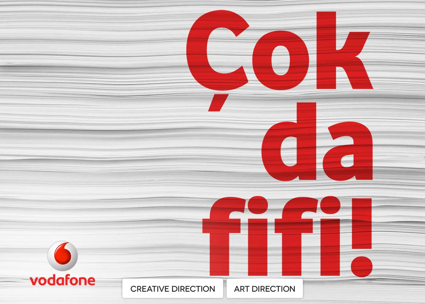 Vodafone cover from Ozer Kurt's work archive